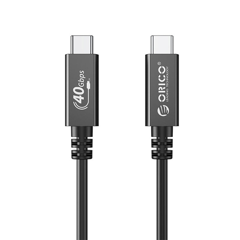 [CLEARANCE] ORICO U4A (0.3m, 0.5m, 0.8m) USB Type C 4.0 Charging Data Cable with 40Gbps High-Speed Transmission Rate, PD 100W, 8K 60Hz UHD Video, USB-C Male to USB-C Male, Aluminum Alloy for Smartphones, Laptop, Tablet, PC, Switch, Projector