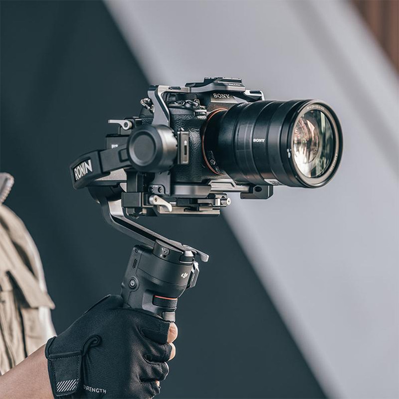 Falcam F38 QR Quick Release Plate and Base Mount Kit Set F50 Fitting for DJI Ronin RS4 RS4 PRO | RS3 RS3 PRO | RS2 RSC2 Handheld Gimbal Stabilizer Series with Anti Deflection Baffle, Non Slip Pads and Manfrotto Compatible