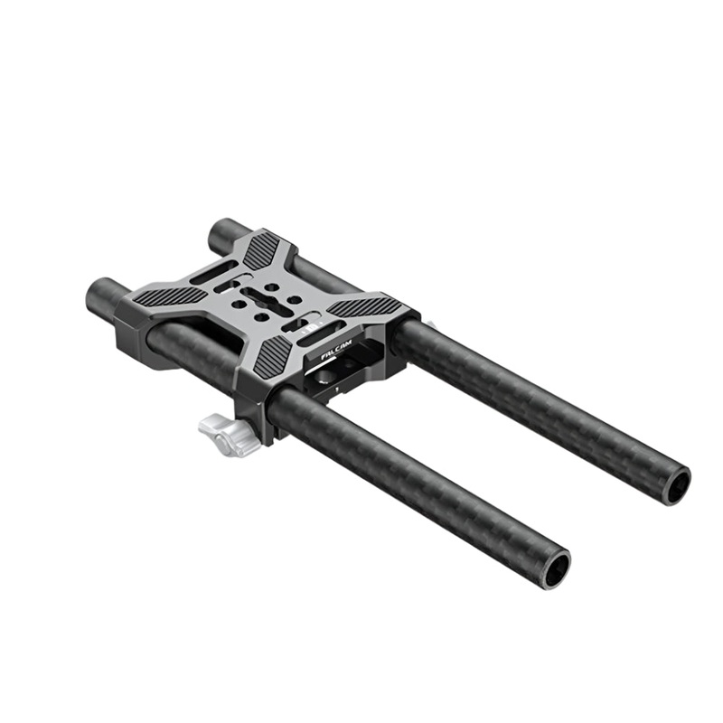 Falcam Rig Accessories Aluminum Alloy QR Quick Release Baseplate, SSD Holder Mount, Cable Clamp, Carbon Fiber 15mm Rod Clamps for Mirrorless Camera Cages