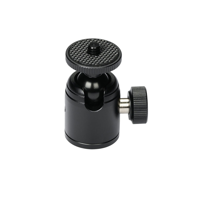 OBSBOT Mini Extendable Tripod Ball Head Aluminum Alloy with 1/4 Universal Male Screw & Bottom Female Thread Hole, 2kgs Maximum Load Capacity, 360 Swivel Rotation for PTZ Streaming Cameras and Webcams