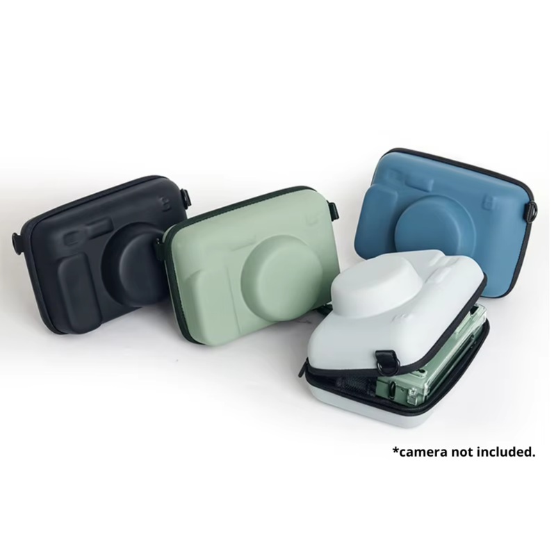 Pikxi Hard Case Protective Sling Bag for Instax Wide 400 / 210 / 300 Series and LOMO Instant Film Camera | Black Blue Green White