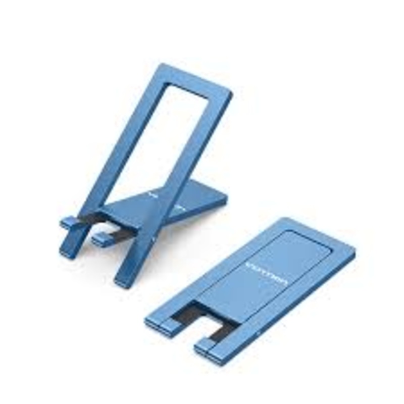 Vention Foldable Aluminum Alloy Desktop Stand Holder with Compact Portable Design for 4.7 to 10 Mobile Phones (Grey, Green, Blue, Purple) | KCX